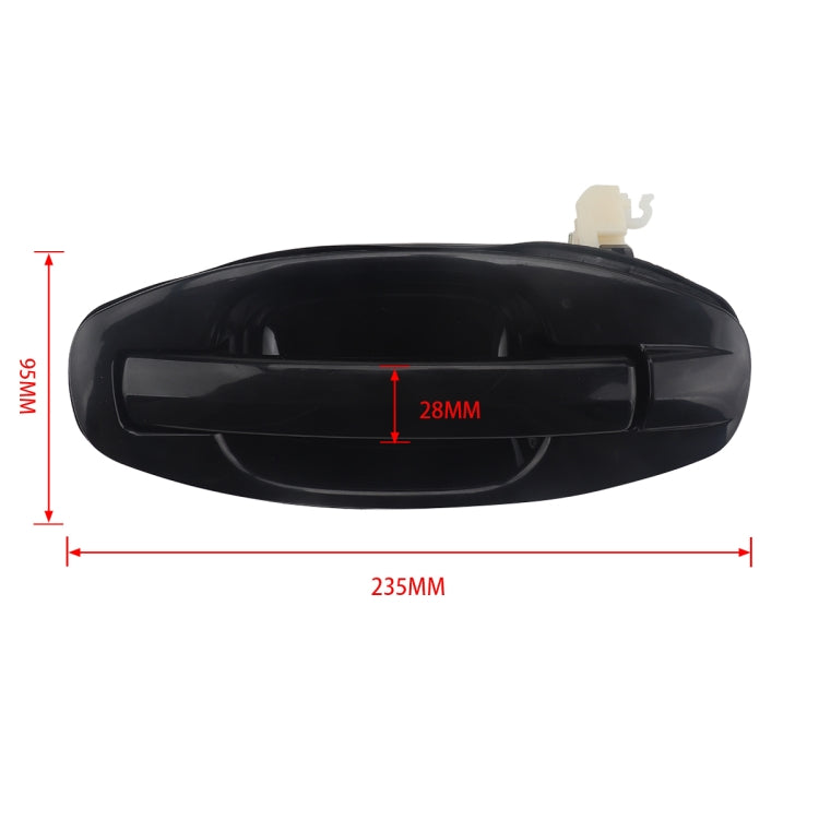 A5406-03 Car Rear Left Outside Door Handle 8365026000 for Hyundai Santa Fe 2001-2006 - Door Handles by PMC Jewellery | Online Shopping South Africa | PMC Jewellery