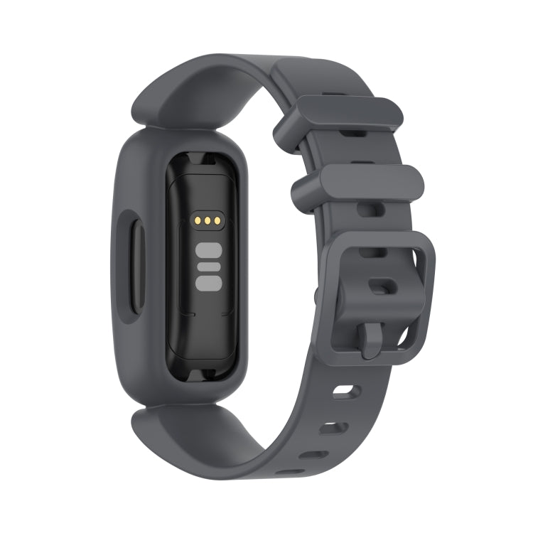 For Fitbit Inspire 2 Silicone Watch Band(Dark Grey) - Watch Bands by PMC TechLife | Online Shopping South Africa | PMC TechLife | Buy Now Pay Later Mobicred