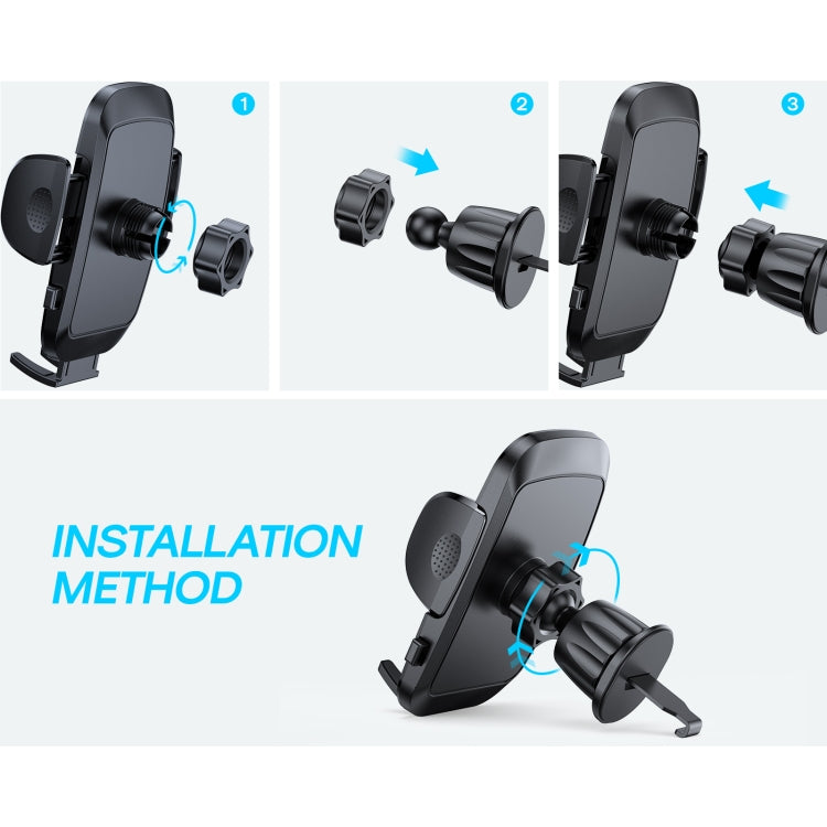 JOYROOM JR-ZS259 360-degree Rotating Stretching Mechanical Car Air Vent Holder for 4.7-6.9 inch Mobile Phones - Car Holders by JOYROOM | Online Shopping South Africa | PMC Jewellery