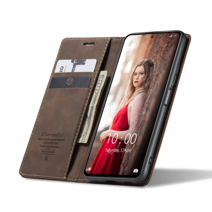 For Xiaomi Redmi Note 10 Pro 4G / Note 10 Pro Max CaseMe 013 Multifunctional Horizontal Flip Leather Case with Holder & Card Slot & Wallet(Coffee) - Note 10 Pro Cases by CaseMe | Online Shopping South Africa | PMC Jewellery