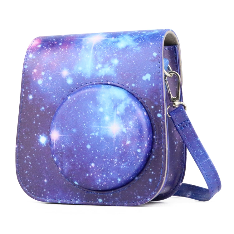 Painted Series Camera Bag with Shoulder Strap for Fujifilm Instax mini 11(Shining Starry Sky) - Leather Bag by PMC TechLife | Online Shopping South Africa | PMC TechLife