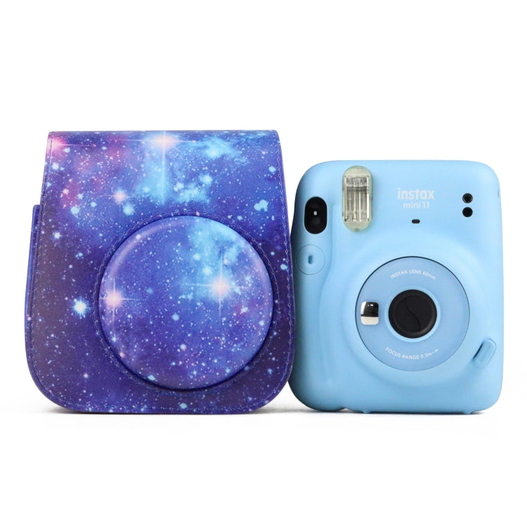Painted Series Camera Bag with Shoulder Strap for Fujifilm Instax mini 11(Shining Starry Sky) - Leather Bag by PMC TechLife | Online Shopping South Africa | PMC TechLife