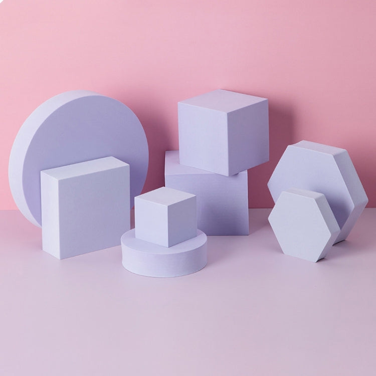 8 in 1 Different Sizes Geometric Cube Solid Color Photography Photo Background Table Shooting Foam Props(Purple) - Geometric Props by PMC TechLife | Online Shopping South Africa | PMC TechLife
