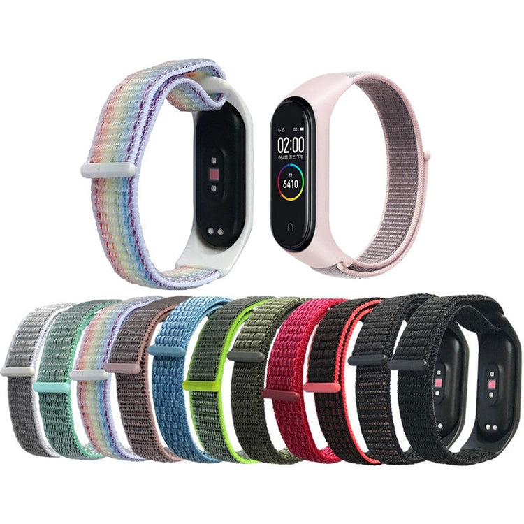 For Xiaomi Mi Band 6 Nylon Weave Watch Bands(Powder Sand) - free shipping - PMC TechLife - Order now!
