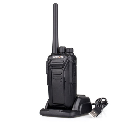 RETEVIS RT27 2W US Frequency 462.5500MHz-467.7125MHz 22CHS FRS Two Way Radio Handheld Walkie Talkie, US Plug(Black) - Handheld Walkie Talkie by RETEVIS | Online Shopping South Africa | PMC Jewellery | Buy Now Pay Later Mobicred