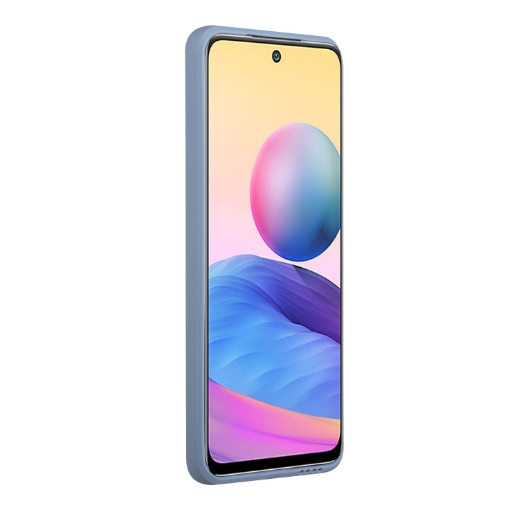 For Xiaomi Redmi Note 10 Pro Card Slot Design Shockproof TPU Protective Case(Gray) - Xiaomi Cases by PMC TechLife | Online Shopping South Africa | PMC TechLife | Buy Now Pay Later Mobicred