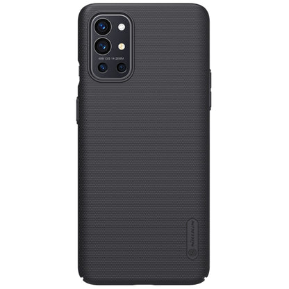 For OnePlus 9R NILLKIN Frosted Concave-convex Texture PC Protective Case(Black) - OnePlus Cases by NILLKIN | Online Shopping South Africa | PMC Jewellery