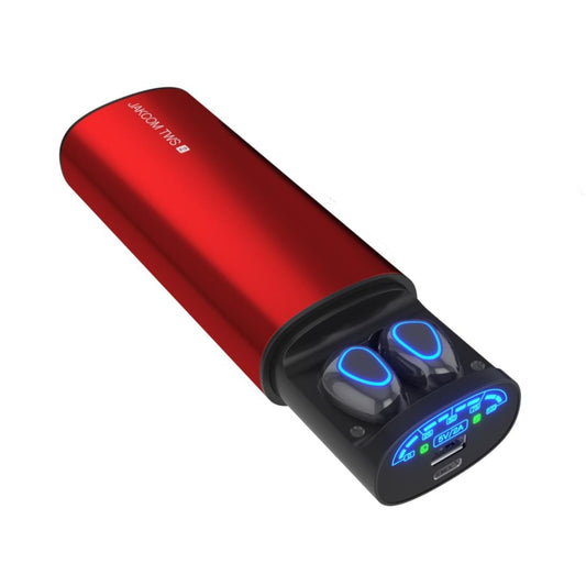 JAKCOM TWS2 Bluetooth 5.0 2 In 1 True Wireless Bluetooth Earphone Power Bank(Red) - TWS Earphone by JAKCOM | Online Shopping South Africa | PMC Jewellery | Buy Now Pay Later Mobicred