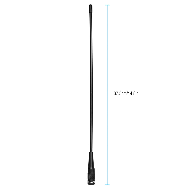 RETEVIS RHD-771 136-174+400-480MHz SMA-M Male Dual Band Antenna for RT1/RT2/RT3 TYT MD-380/UV8000D - Antenna by RETEVIS | Online Shopping South Africa | PMC Jewellery | Buy Now Pay Later Mobicred