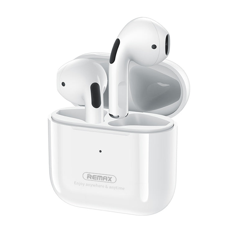 REMAX TWS-10i Enhanced Version Bluetooth 5.0 True Wireless Stereo Music Call Bluetooth Earphone(White) - TWS Earphone by REMAX | Online Shopping South Africa | PMC Jewellery | Buy Now Pay Later Mobicred