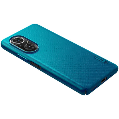 For Honor 50 SE NILLKIN Frosted Concave-convex Texture PC Protective Case(Peacock Blue) - Honor Cases by NILLKIN | Online Shopping South Africa | PMC Jewellery