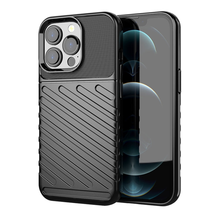 For iPhone 13 Pro Thunderbolt Shockproof TPU Soft Case (Black) - free shipping - PMC TechLife - Order now!