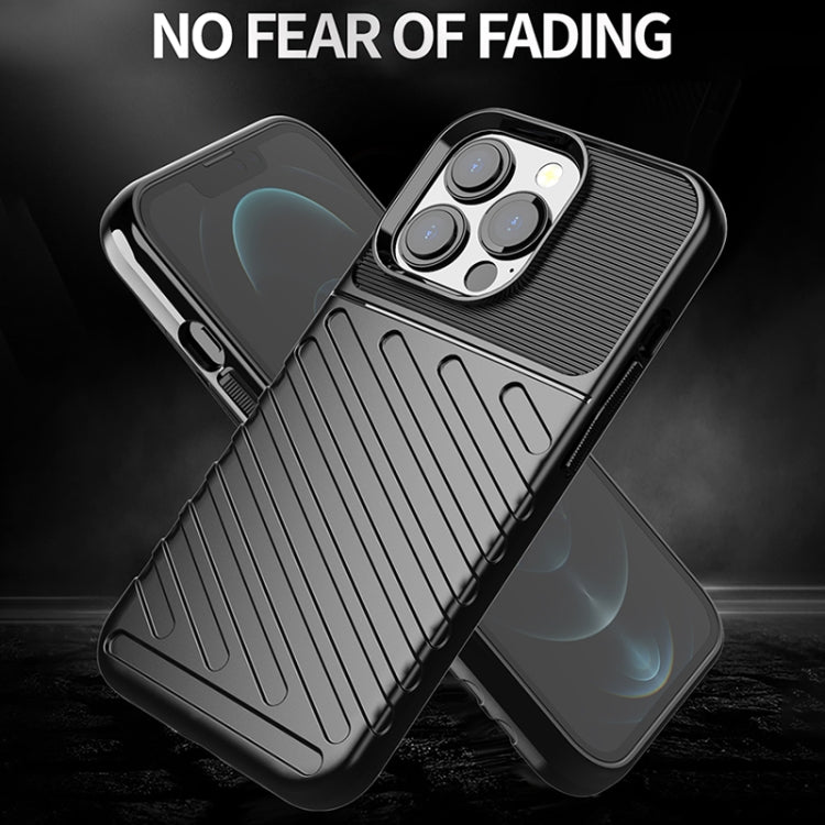 For iPhone 13 Pro Thunderbolt Shockproof TPU Soft Case (Black) - free shipping - PMC TechLife - Order now!