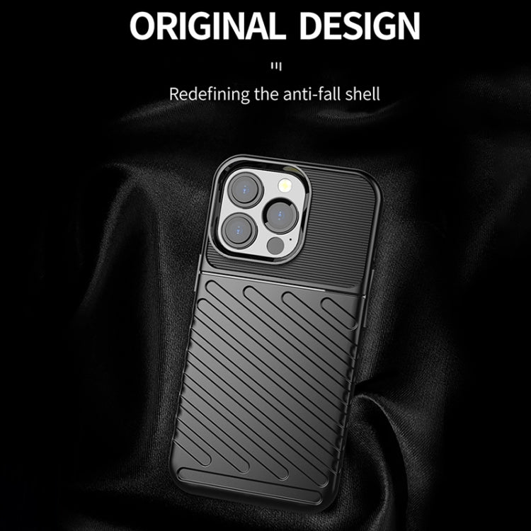For iPhone 13 Pro Thunderbolt Shockproof TPU Soft Case (Black) - free shipping - PMC TechLife - Order now!
