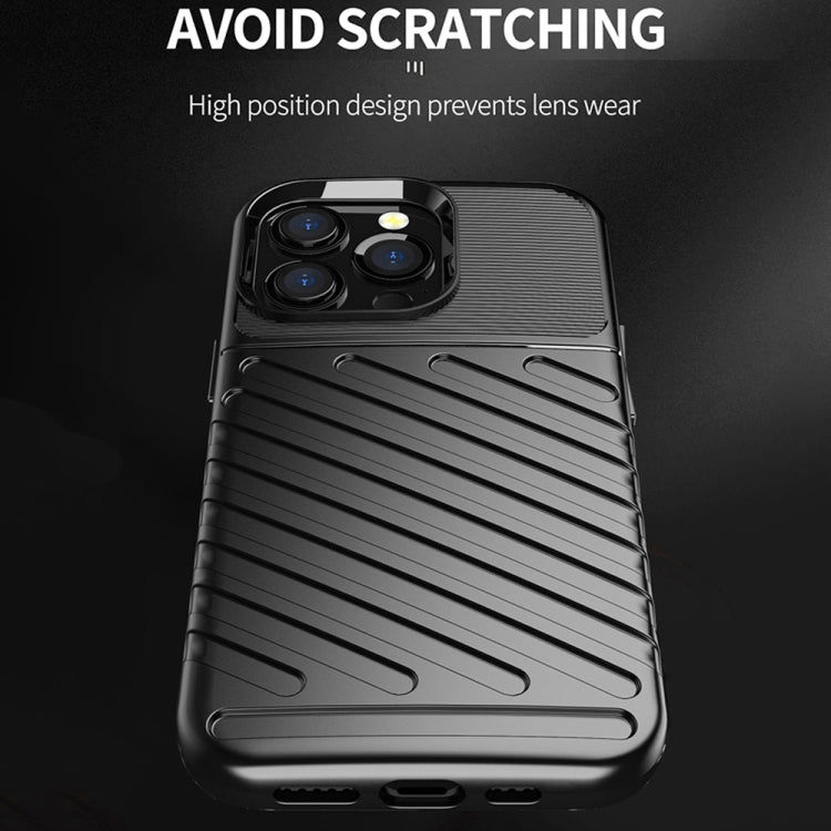 For iPhone 13 Pro Thunderbolt Shockproof TPU Soft Case (Black) - free shipping - PMC TechLife - Order now!
