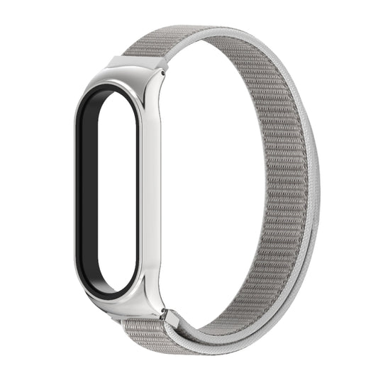 For Xiaomi Mi Band 6 / 5 / 4 / 3 Mijobs CS Breathable Nylon Watch Band(Seashell) - Watch Bands by MIJOBS | Online Shopping South Africa | PMC Jewellery | Buy Now Pay Later Mobicred