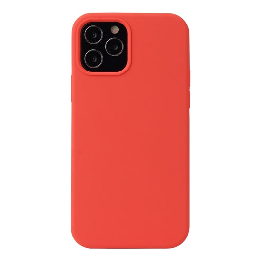 For iPhone 13 Solid Color Liquid Silicone Shockproof Protective Case(Coral Red) - iPhone 13 Cases by PMC Jewellery | Online Shopping South Africa | PMC Jewellery