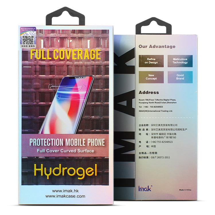 For Sony Xperia 10 III 2 PCS IMAK Curved Full Screen Hydrogel Film Front Protector - Others by imak | Online Shopping South Africa | PMC TechLife | Buy Now Pay Later Mobicred