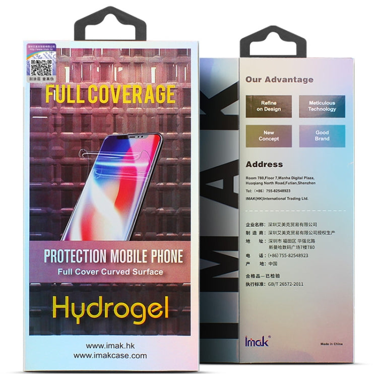 For Sony Xperia 10 III 2 PCS IMAK 0.15mm Curved Full Screen Protector Hydrogel Film Back Protector - Sony Tempered Glass by imak | Online Shopping South Africa | PMC TechLife | Buy Now Pay Later Mobicred