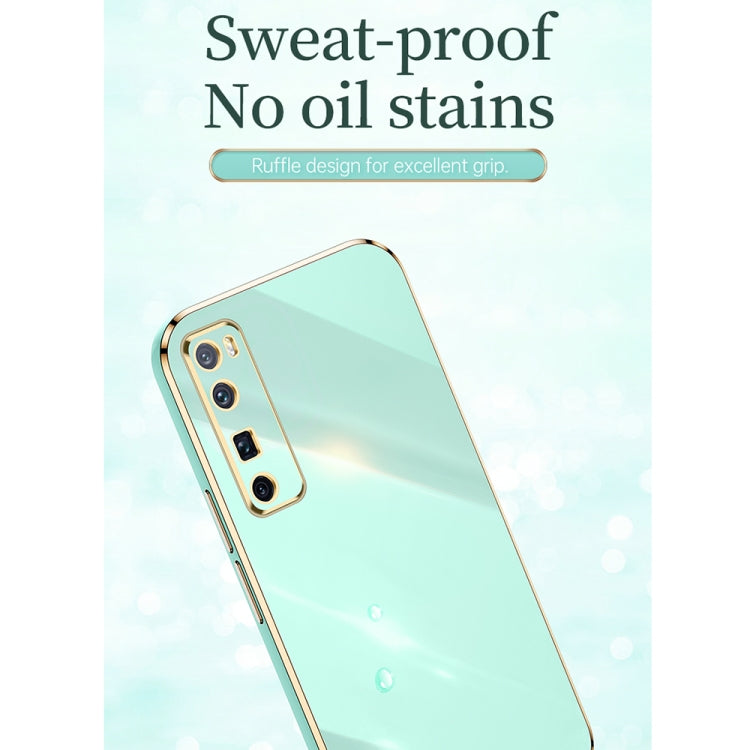 For Huawei nova 7 5G XINLI Straight Edge 6D Electroplate TPU Phone Case(Celestial Blue) - Huawei Cases by XINLI | Online Shopping South Africa | PMC TechLife | Buy Now Pay Later Mobicred