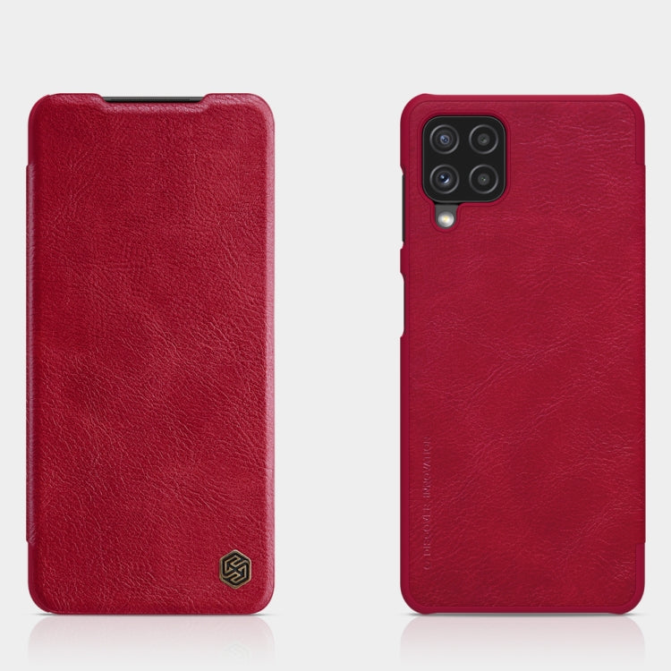 For Samsung Galaxy A22 4G LTE NILLKIN QIN Series Crazy Horse Texture Horizontal Flip Leather Case(Red) - Galaxy Phone Cases by NILLKIN | Online Shopping South Africa | PMC Jewellery