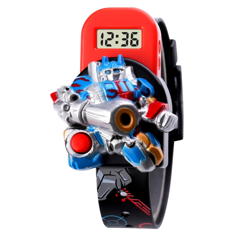 SKMEI 1750 Three-dimensional Cartoon Robot LED Digital Display Electronic Watch for Children(Black) - LED Digital Watches by SKMEI | Online Shopping South Africa | PMC Jewellery | Buy Now Pay Later Mobicred