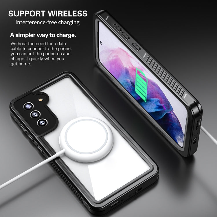 For Samsung Galaxy S21 FE RedPepper Shockproof IP68 Waterproof PC + TPU Protective Case(Black) - Galaxy Phone Cases by RedPepper | Online Shopping South Africa | PMC TechLife | Buy Now Pay Later Mobicred