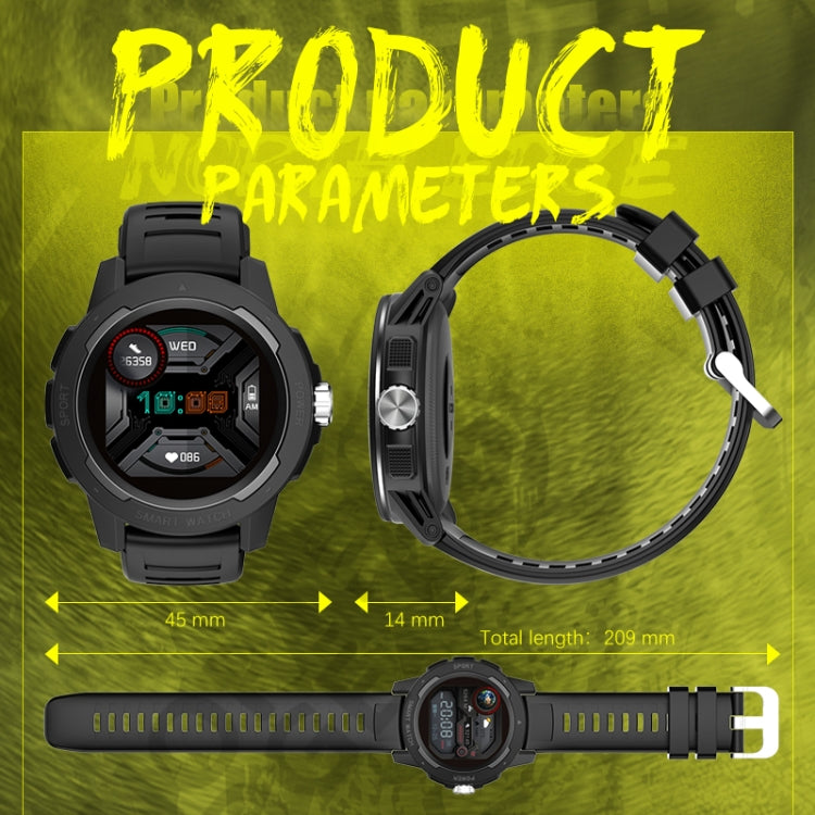 NORTH EDGE Mars 2 1.4 inch Full Touch Screen Outdoor Sports Bluetooth Smart Watch, Support Heart Rate / Sleep / Blood Pressure / Blood Oxygen Monitoring & Remote Control Camera & 7 Sports Modes(White) - Sport Watches by NORTH EDGE | Online Shopping South Africa | PMC Jewellery | Buy Now Pay Later Mobicred