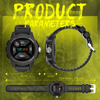 NORTH EDGE Mars 2 1.4 inch Full Touch Screen Outdoor Sports Bluetooth Smart Watch, Support Heart Rate / Sleep / Blood Pressure / Blood Oxygen Monitoring & Remote Control Camera & 7 Sports Modes(White) - Sport Watches by NORTH EDGE | Online Shopping South Africa | PMC Jewellery | Buy Now Pay Later Mobicred