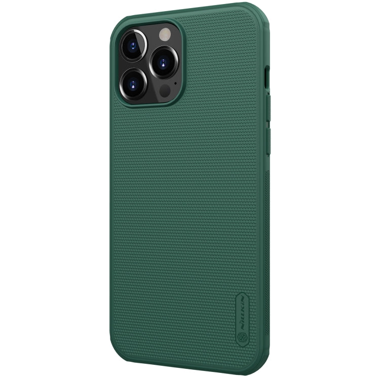 For iPhone 13 Pro NILLKIN Super Frosted Shield Pro PC + TPU Protective Case (Dark Green) - iPhone 13 Pro Cases by NILLKIN | Online Shopping South Africa | PMC Jewellery