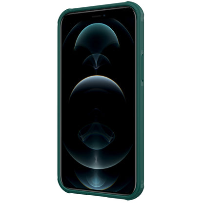 For iPhone 13 NILLKIN Black Mirror Pro Series Camshield Full Coverage Dust-proof Scratch Resistant Phone Case(Green) - iPhone 13 Cases by NILLKIN | Online Shopping South Africa | PMC Jewellery