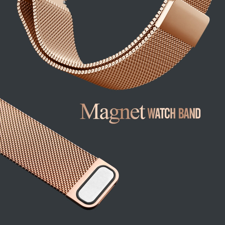 SKMEI 9197 Simple Non-scale Dial Metal Mesh Belt Quartz Watch for Ladies(Rose Gold White Surface) - Metal Strap Watches by SKMEI | Online Shopping South Africa | PMC Jewellery | Buy Now Pay Later Mobicred