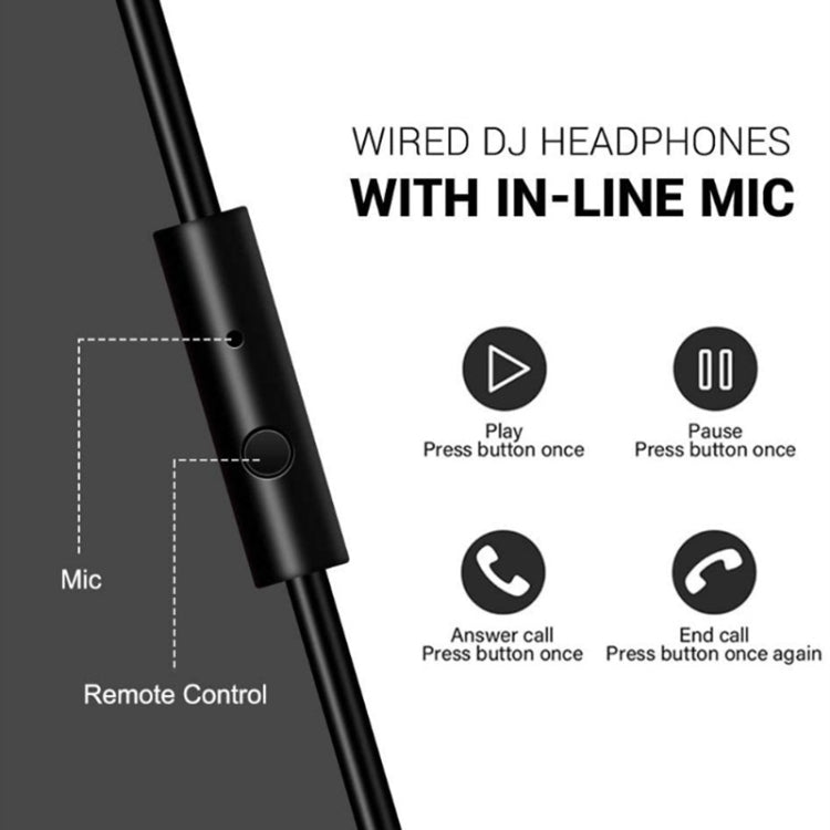 OneOdio Pro-10 Head-mounted Noise Reduction Wired Headphone with Microphone, Color:Blue - free shipping - PMC TechLife - Order now!
