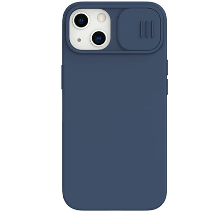 For iPhone 13 NILLKIN CamShield MagSafe Magnetic Liquid Silicone + PC Full Coverage Case(Blue) - iPhone 13 Cases by NILLKIN | Online Shopping South Africa | PMC Jewellery | Buy Now Pay Later Mobicred