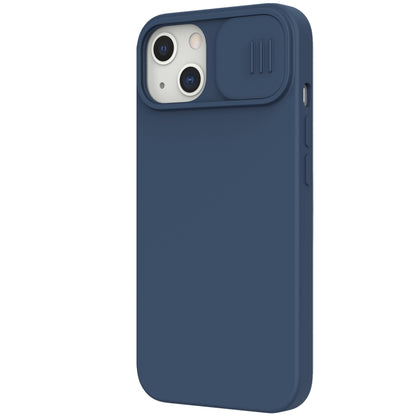 For iPhone 13 NILLKIN CamShield MagSafe Magnetic Liquid Silicone + PC Full Coverage Case(Blue) - iPhone 13 Cases by NILLKIN | Online Shopping South Africa | PMC Jewellery | Buy Now Pay Later Mobicred