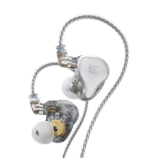 KZ ZAS 16-unit Ring Iron In-ear Wired Earphone, Standard Version(White) - In Ear Wired Earphone by KZ | Online Shopping South Africa | PMC Jewellery | Buy Now Pay Later Mobicred