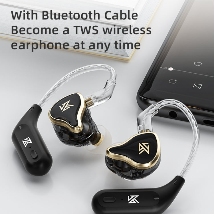 KZ ZAS 16-unit Ring Iron In-ear Wired Earphone, Standard Version(Black) - In Ear Wired Earphone by KZ | Online Shopping South Africa | PMC Jewellery | Buy Now Pay Later Mobicred