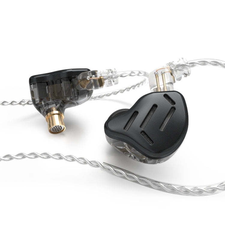 KZ ZAX 16-unit Ring Iron Sport Gaming In-ear Wired Earphone, Standard Version(Black) - In Ear Wired Earphone by KZ | Online Shopping South Africa | PMC Jewellery | Buy Now Pay Later Mobicred