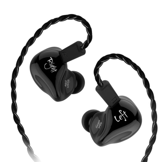 KZ ZS4 Ring Iron Hybrid Drive In-ear Wired Earphone, Standard Version(Black) - In Ear Wired Earphone by KZ | Online Shopping South Africa | PMC Jewellery | Buy Now Pay Later Mobicred