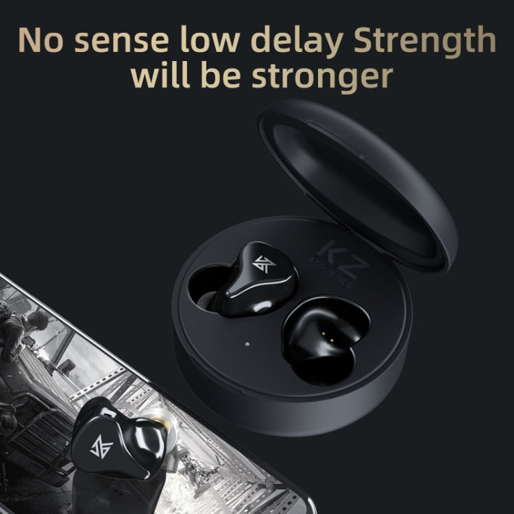 KZ Z1 Pro Dynamic True Wireless Bluetooth 5.2 Sports In-ear Earphone(Black) - In Ear Wired Earphone by KZ | Online Shopping South Africa | PMC Jewellery | Buy Now Pay Later Mobicred