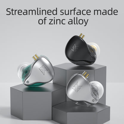 KZ AST 24-unit Balance Armature Monitor HiFi In-Ear Wired Earphone No Mic(Green) - In Ear Wired Earphone by KZ | Online Shopping South Africa | PMC Jewellery | Buy Now Pay Later Mobicred