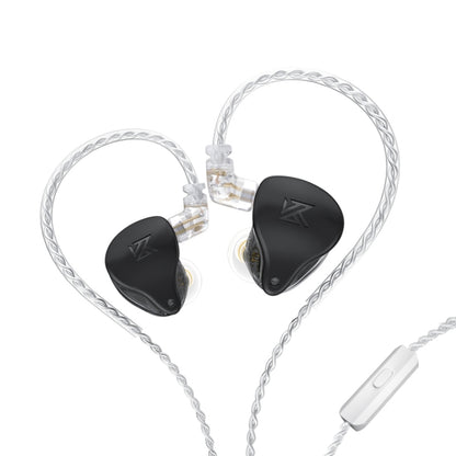 KZ AST 24-unit Balance Armature Monitor HiFi In-Ear Wired Earphone With Mic(Black) - In Ear Wired Earphone by KZ | Online Shopping South Africa | PMC Jewellery | Buy Now Pay Later Mobicred