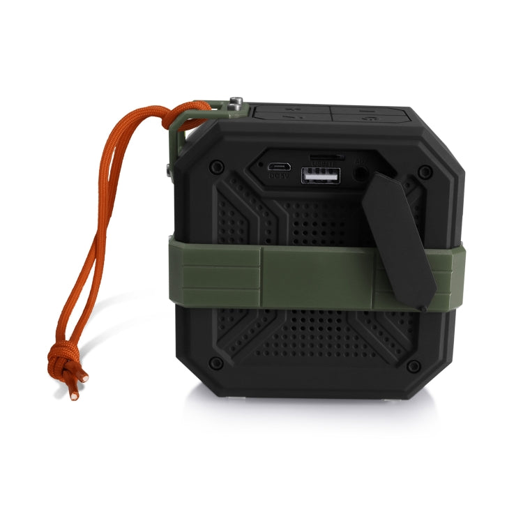 New Rixing NR-103 Mini TWS Bluetooth Speaker with Lanyard(Green) - Desktop Speaker by NewRixing | Online Shopping South Africa | PMC Jewellery | Buy Now Pay Later Mobicred