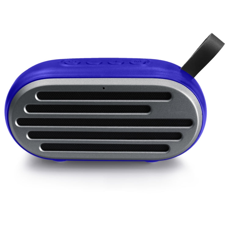 New Rixing NR-105 Mini TWS Metal Bluetooth Speaker Support Hands-free Call / FM(Blue) - free shipping - PMC TechLife - Order now!