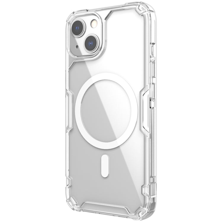 For iPhone 13 NILLKIN Nature TPU Pro Magnetic Magsafe Phone Case(White) - iPhone 13 Cases by NILLKIN | Online Shopping South Africa | PMC Jewellery | Buy Now Pay Later Mobicred