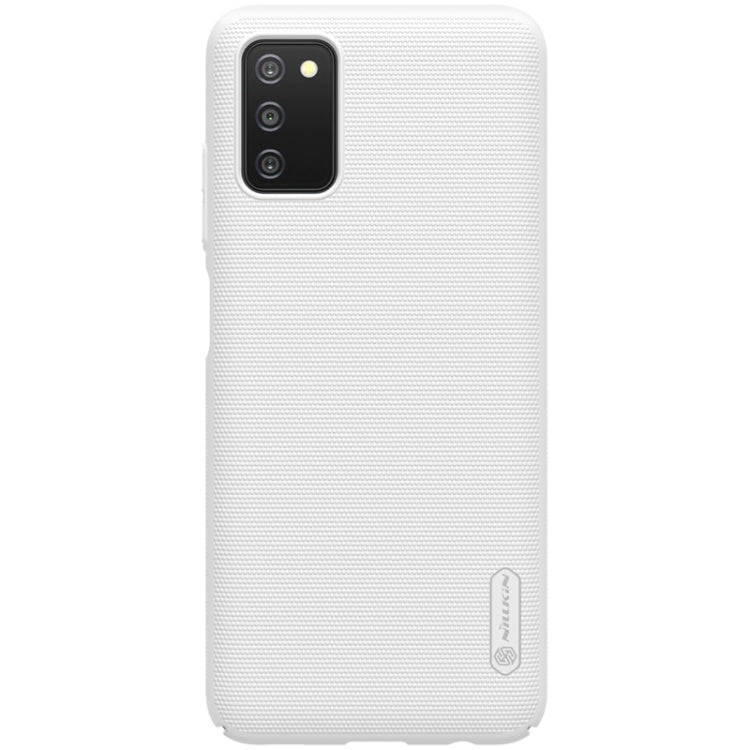 For Samsung Galaxy A03s / A037G NILLKIN Frosted Concave-convex Texture PC Phone Protective Case(White) - Galaxy Phone Cases by NILLKIN | Online Shopping South Africa | PMC Jewellery