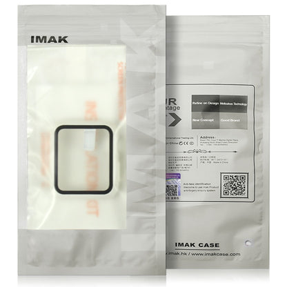 IMAK Shockproof PC Protective Case with Tempered Glass Film For Apple Watch Series 6 & SE & 5 & 4 44mm(White) - Watch Cases by imak | Online Shopping South Africa | PMC Jewellery | Buy Now Pay Later Mobicred