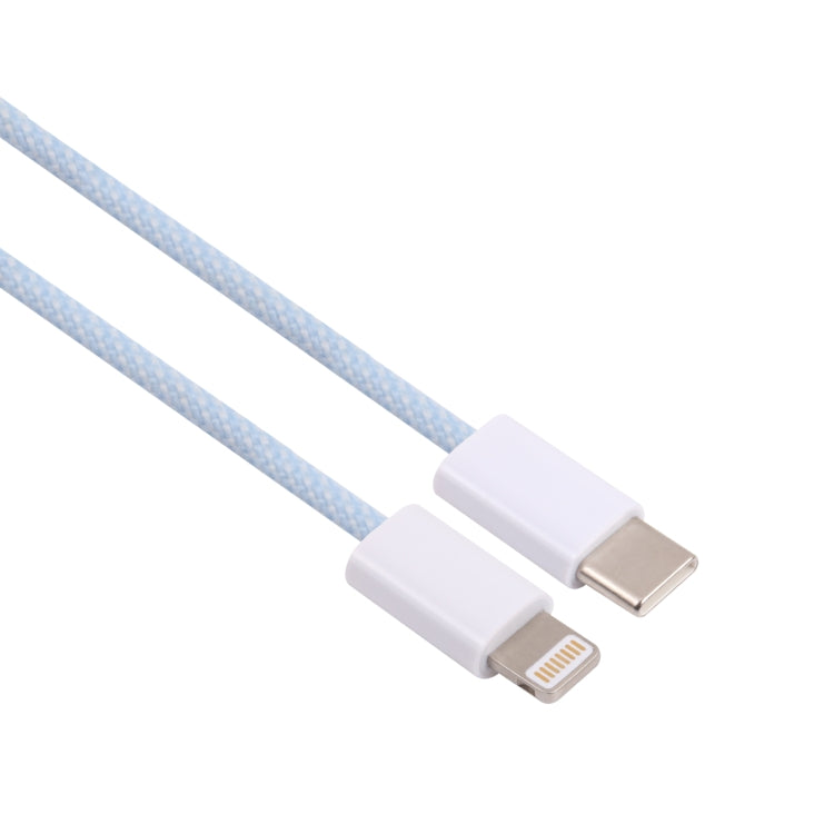 20W PD USB-C / Type-C to 8 Pin Data Cable, Cable Length: 1m(Blue) - 2 in 1 Cable by PMC Jewellery | Online Shopping South Africa | PMC Jewellery