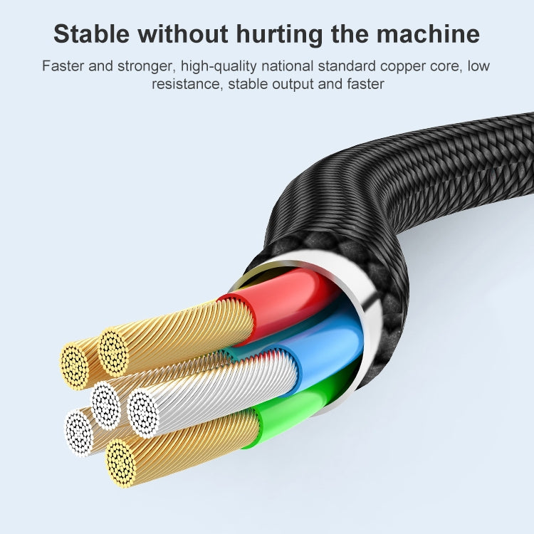 A6 PD 20W USB-C / Type-C to 8 Pin Elbow Data Cable for iPhone, iPad, Length:2m(Black) - Normal Style Cable by PMC TechLife | Online Shopping South Africa | PMC TechLife