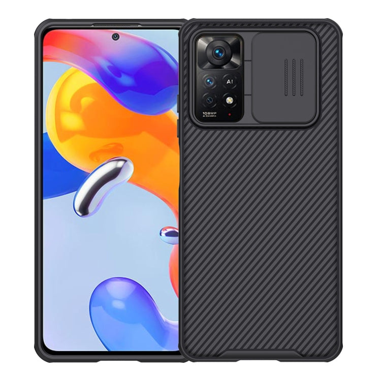 For Xiaomi Redmi Note 11 Pro Global / 11 Pro Global 5G / 11 Pro+ 5G India / 11E Pro 5G NILLKIN Black Mirror Pro Camshield PC Case (Black) - Xiaomi Cases by NILLKIN | Online Shopping South Africa | PMC Jewellery | Buy Now Pay Later Mobicred